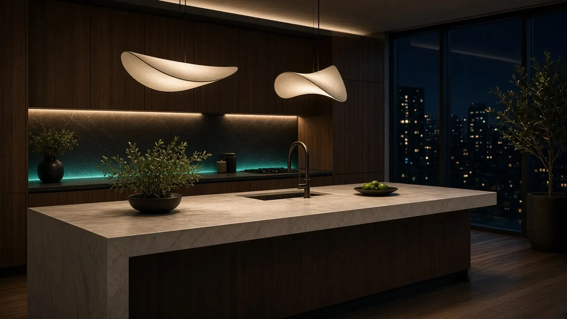 The table becomes the evening. — LUQNARO